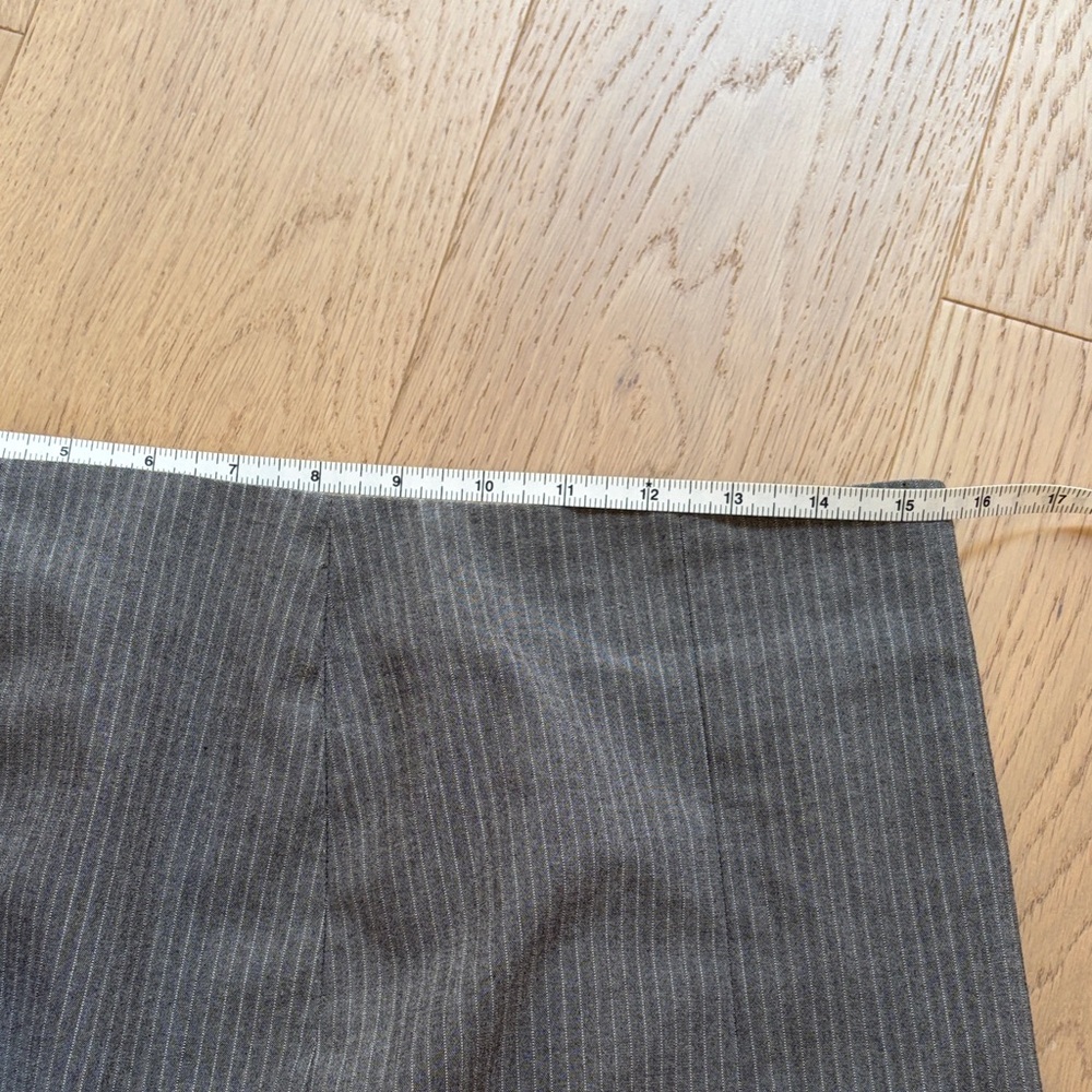 H&M Dark Gray Pinstripe Pencil Skirt - Picture 8 of 8